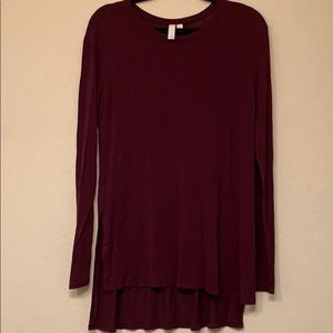 BP long sleeve maroon shirt